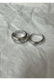 Heliophilia Silver Anillo de Latón Plateado con Recubrimiento de Laca